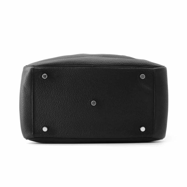 エルメス ハンドバッグ リンディ30 ブラック/シルバー金具 トリヨンクレマンス C刻印 2wayショルダー 黒