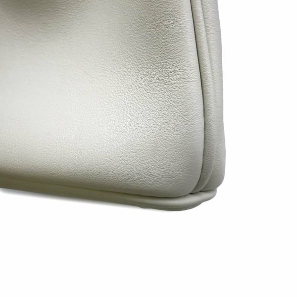 エルメス バーキン25 グリスペール/シルバー金具 スイフト W刻印 HERMES Birkin ハンドバッグ