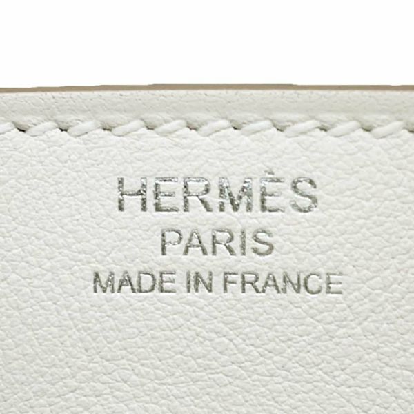 エルメス バーキン25 グリスペール/シルバー金具 スイフト W刻印 HERMES Birkin ハンドバッグ