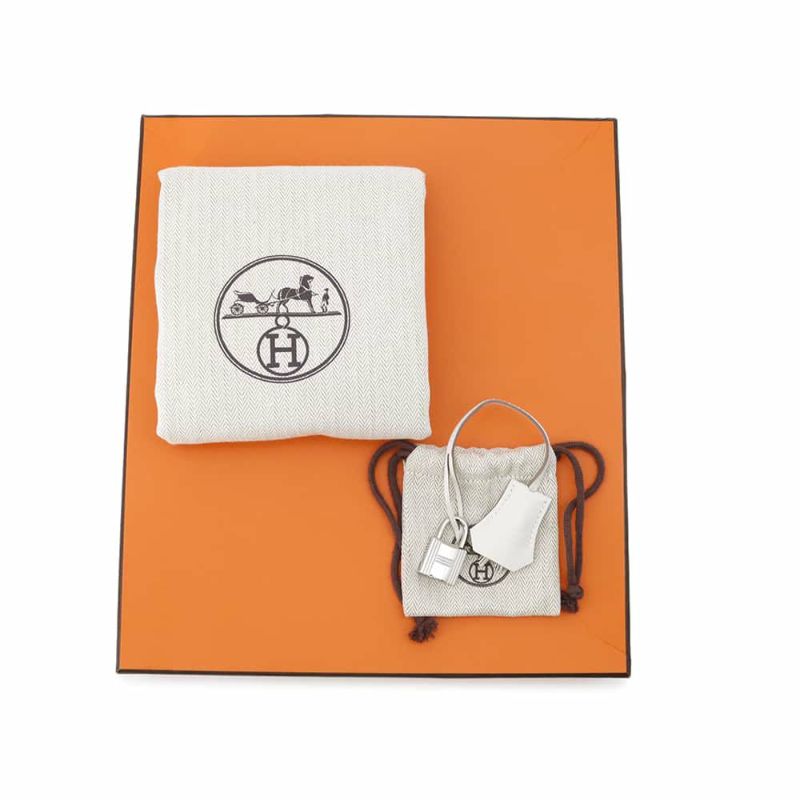 エルメス バーキン25 グリスペール/シルバー金具 スイフト W刻印 HERMES Birkin ハンドバッグ