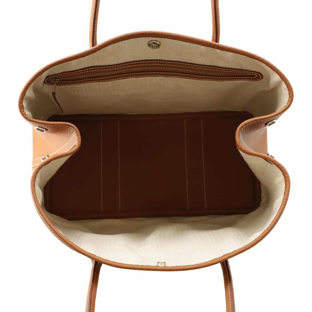 エルメス トートバッグ ガーデンパーティPM ゴールド/シルバー金具 ネゴンダ B刻印