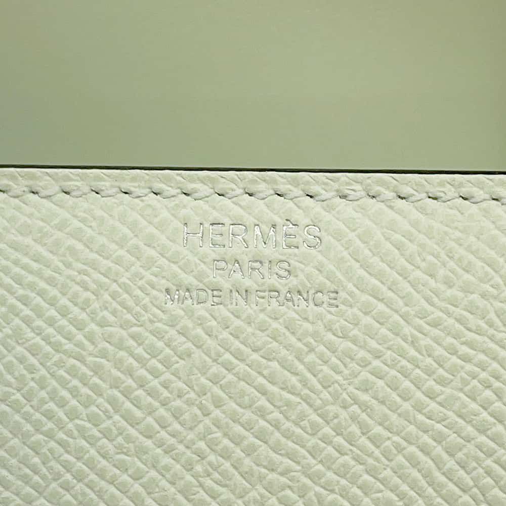 エルメス デッラ・カヴァッレリア ミニ ヴェールフィズ/シルバー金具 エプソン B刻印 HERMES バッグ