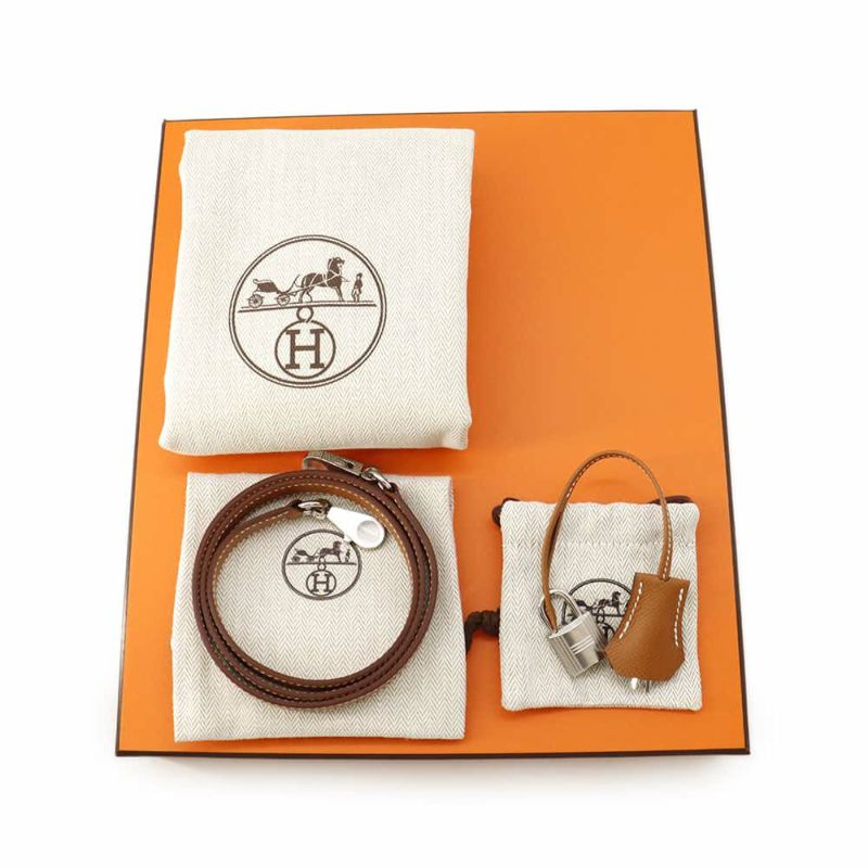 エルメス ハンドバッグ ケリー25 外縫い ゴールド/シルバー金具 エプソン W刻印 2wayショルダー