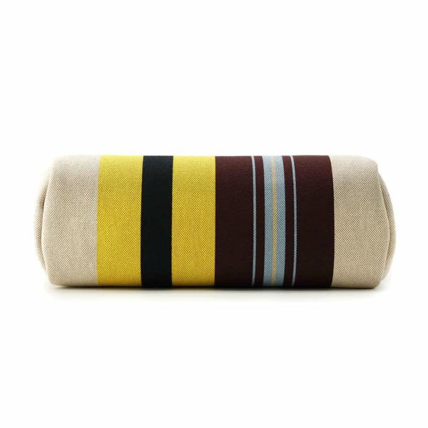 エルメス エールバッグジップPM ルトゥルネ レイユール・デキパージュ ブラック/エクリュ/シルバー金具 トワルアッシュ W刻印