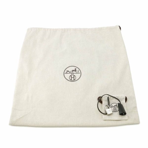 エルメス エールバッグジップPM ルトゥルネ レイユール・デキパージュ ブラック/エクリュ/シルバー金具 トワルアッシュ W刻印