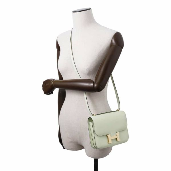 エルメス ミニ コンスタンス3 ミロワール ヴェールフィズ/シャンパンゴールド金具 エプソン B刻印