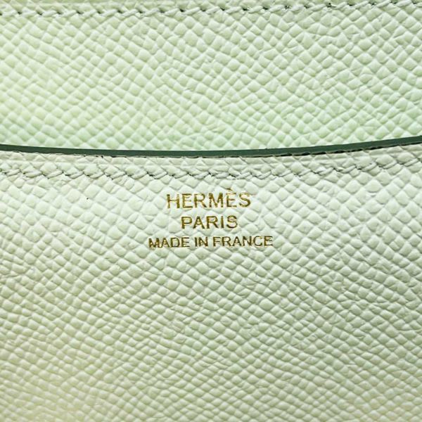 エルメス ミニ コンスタンス3 ミロワール ヴェールフィズ/シャンパンゴールド金具 エプソン B刻印