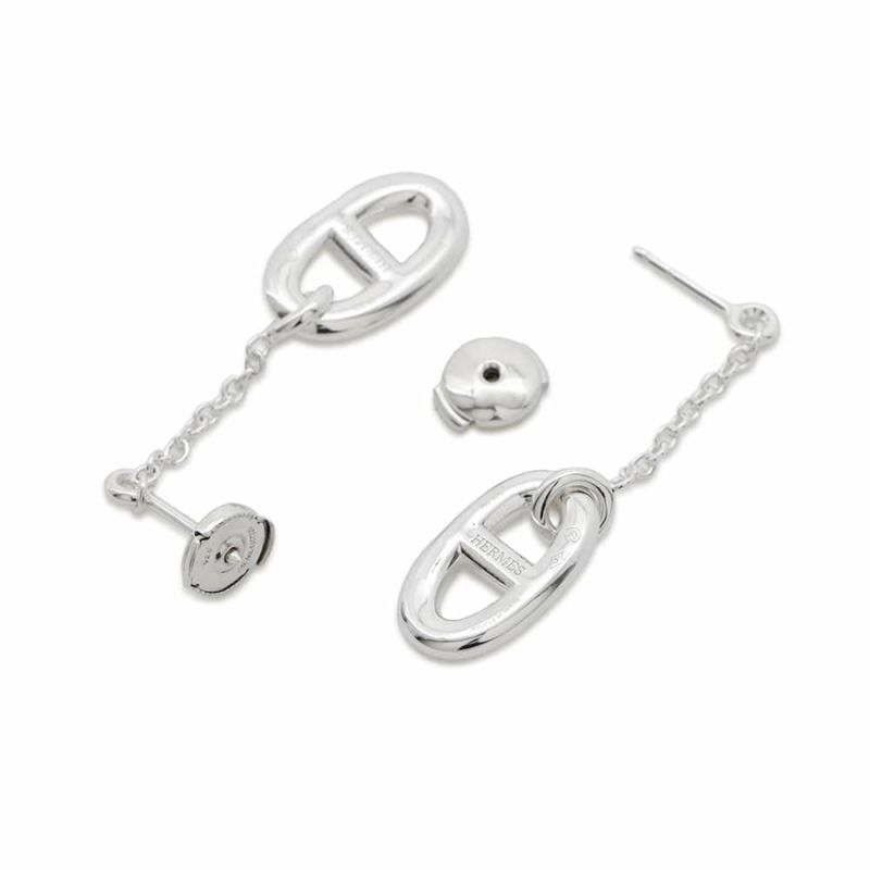 エルメス ピアス ファランドール シェーヌダンクルモチーフ SV925 シルバー Farandole HERMES ジュエリー