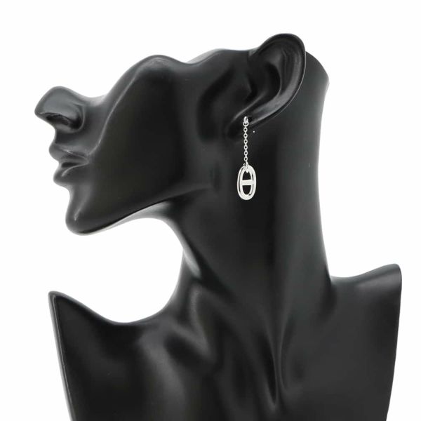 エルメス ピアス ファランドール シェーヌダンクルモチーフ SV925 シルバー Farandole HERMES ジュエリー