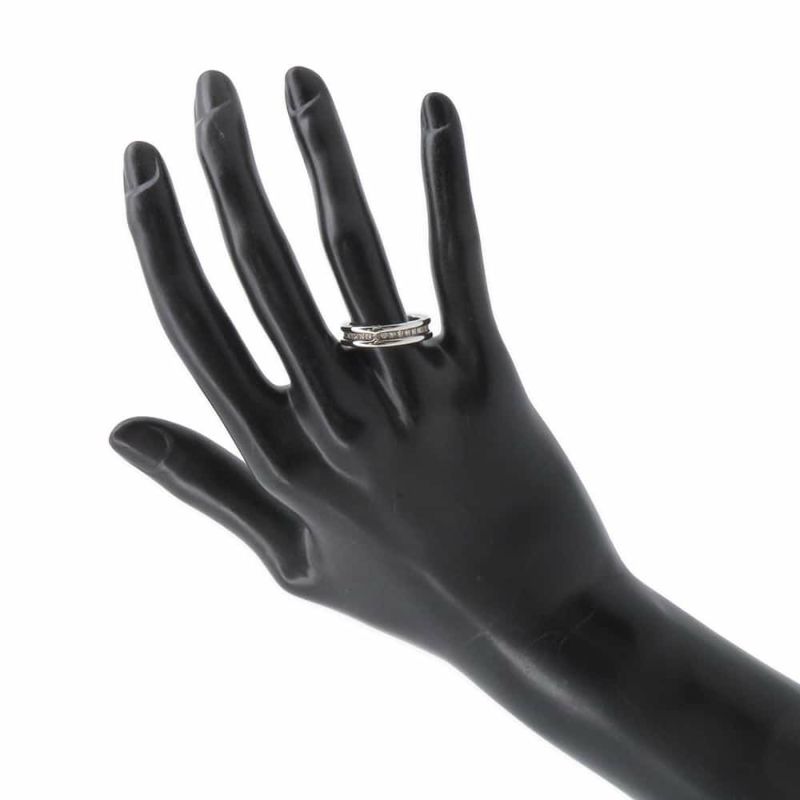 ブルガリ リング ビーゼロワン B-zero1 1バンド ダイヤモンド0.45ct K18WGホワイトゴールド リングサイズ53 329345 指輪 ジュエリー