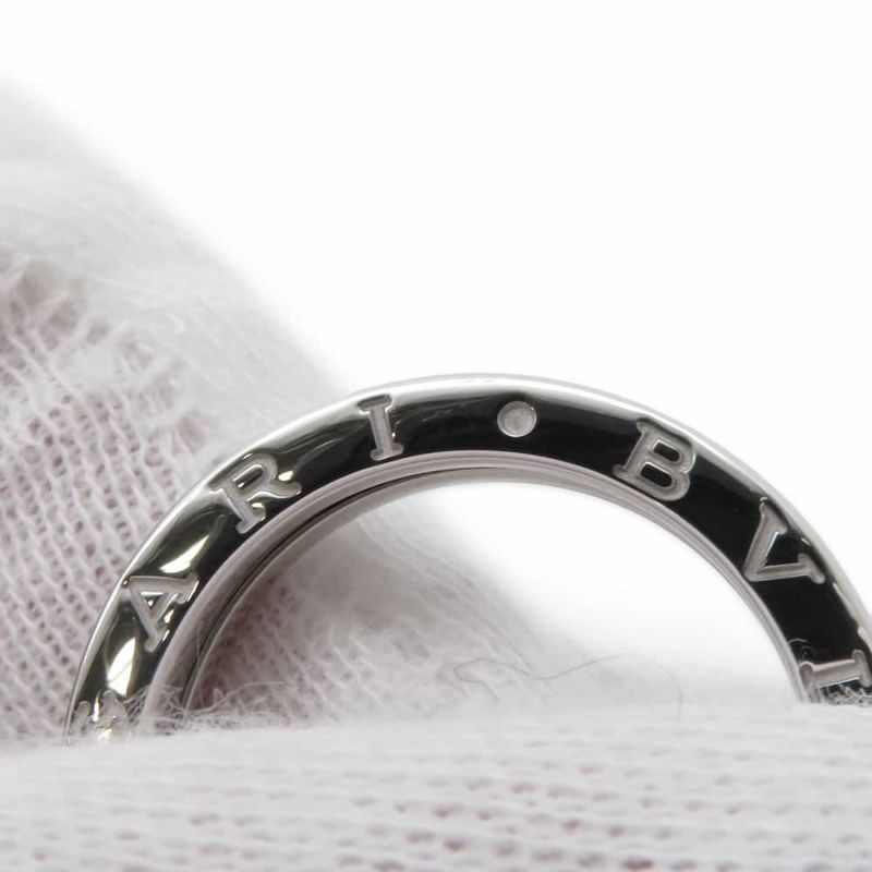 ブルガリ リング ビーゼロワン B-zero1 1バンド ダイヤモンド0.45ct K18WGホワイトゴールド リングサイズ53 329345 指輪 ジュエリー