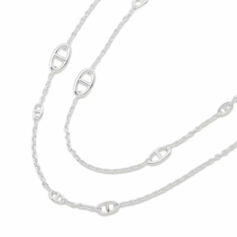 エルメス ネックレス シェーヌダンクル ファランドール 120 SV925シルバー HERMES ジュエリー