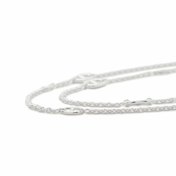 エルメス ネックレス シェーヌダンクル ファランドール 120 SV925シルバー HERMES ジュエリー