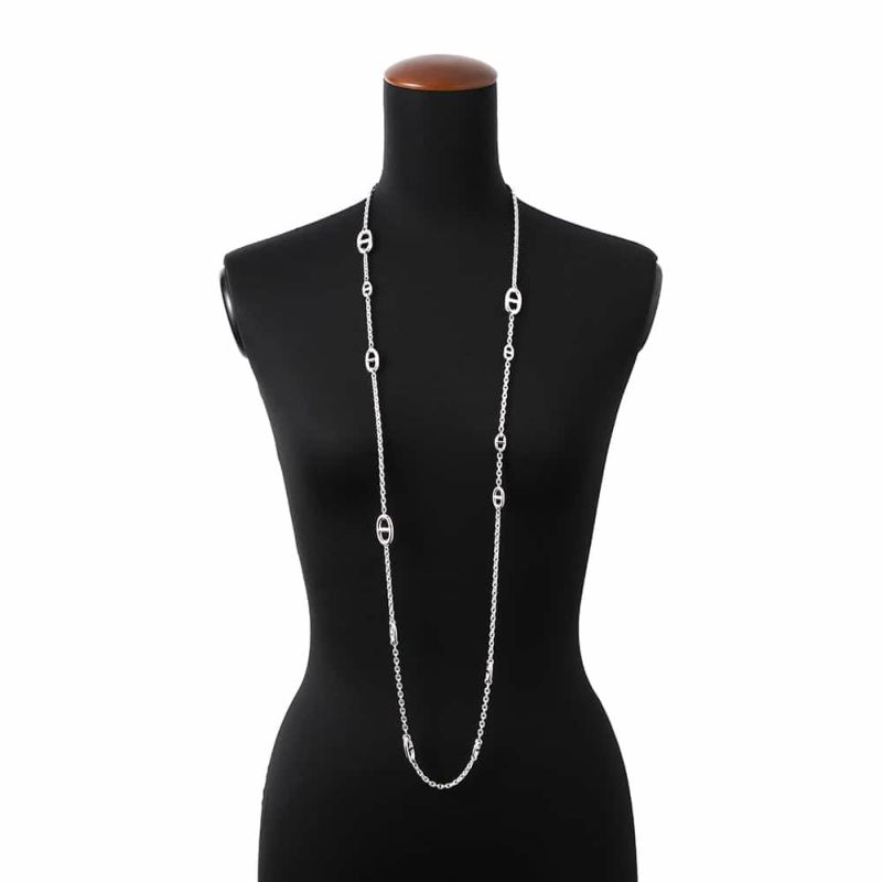 エルメス ネックレス シェーヌダンクル ファランドール 120 SV925シルバー HERMES ジュエリー