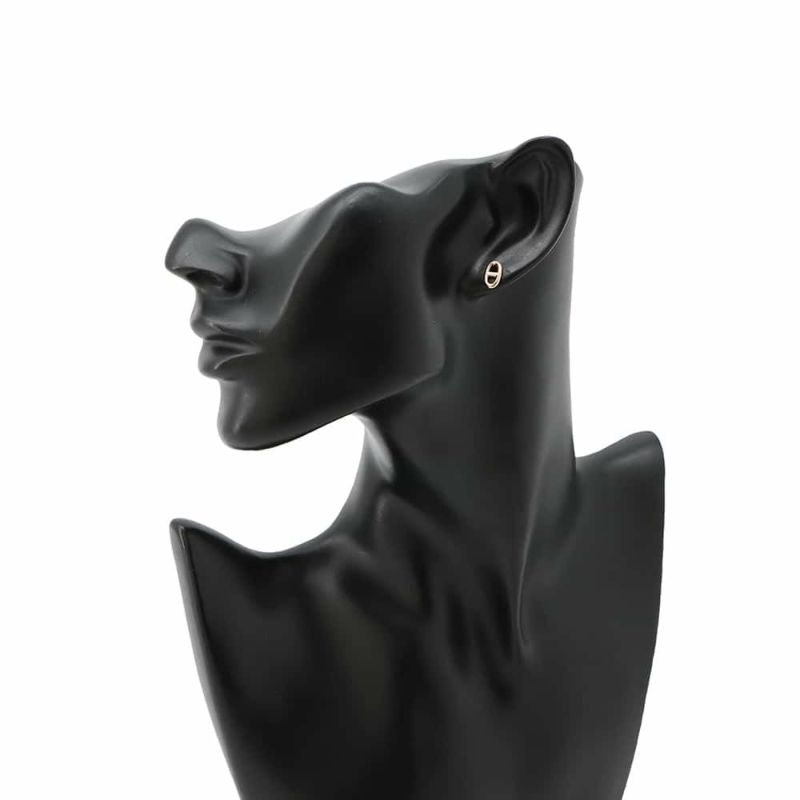 エルメス ピアス シェーヌダンクル ファランドール TPM K18PGピンクゴールド HERMES ジュエリー スタッドピアス
