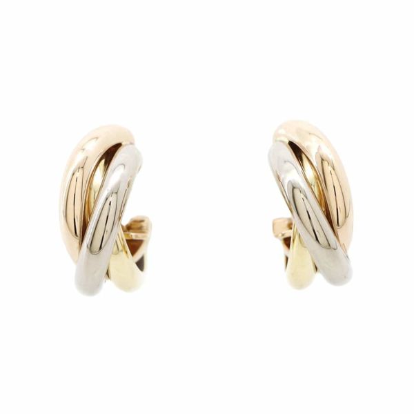 カルティエ ピアス トリニティ K18YG/K18PG/K18WG 80083231 Cartier イヤリング ジュエリー