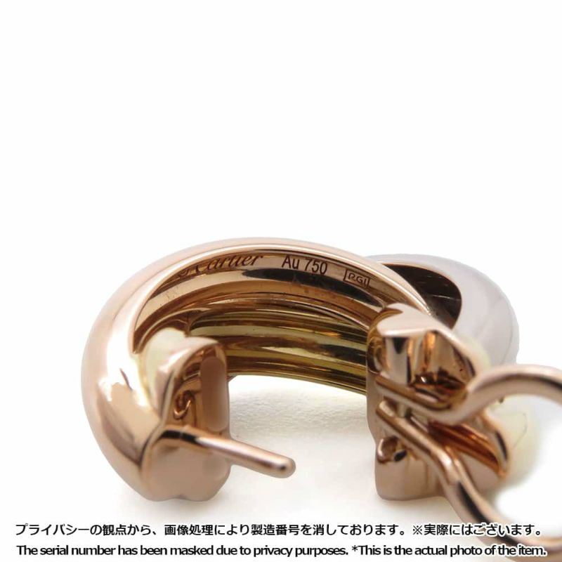 カルティエ ピアス トリニティ K18YG/K18PG/K18WG 80083231 Cartier イヤリング ジュエリー