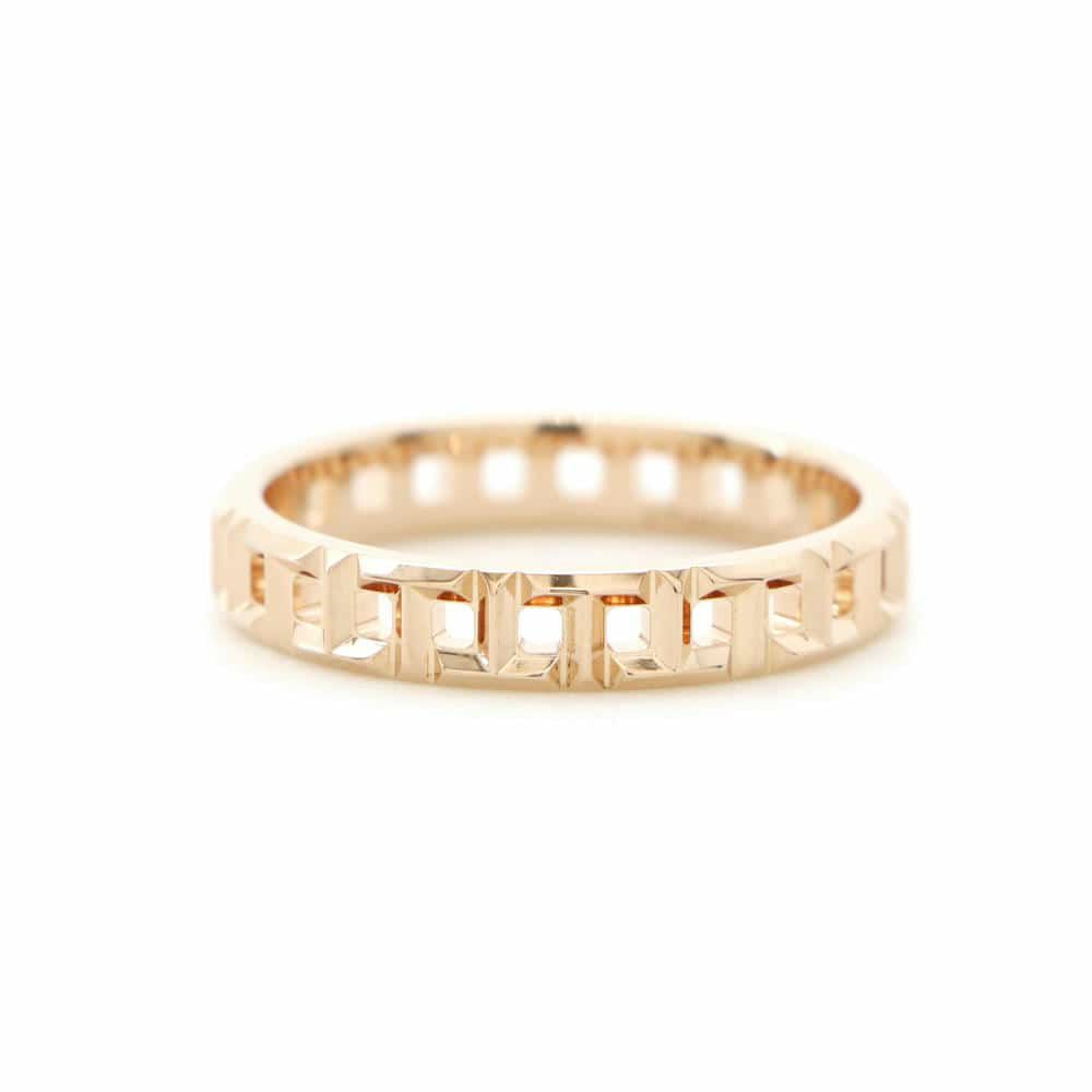 ティファニー リング Tトゥルー ナロー リング K18PGピンクゴールド リングサイズ約11号 63065234 Tiffany&Co. 指輪 ジュエリー