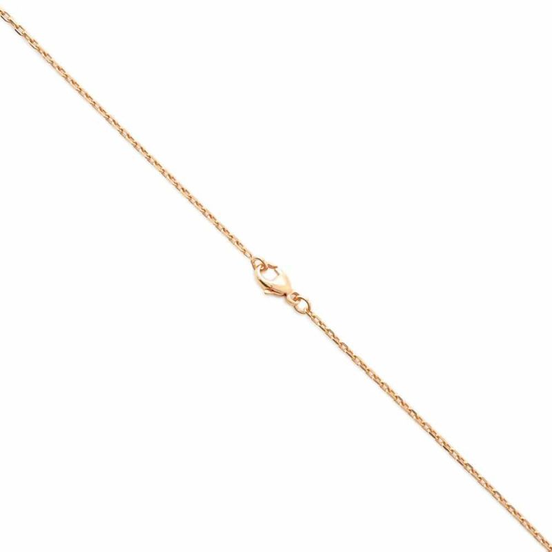 エルメス ネックレス ミニ・ポップアッシュ ホワイト/ピンクゴールド金具 HERMES アクセサリー