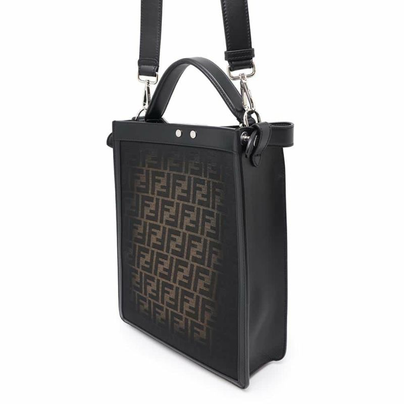 フェンディ ハンドバッグ ピーカブー エックスライト スモール 7VA611 FENDI 黒 2wayバッグ