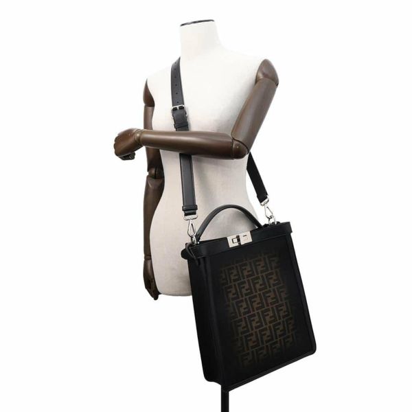 フェンディ ハンドバッグ ピーカブー エックスライト スモール 7VA611 FENDI 黒 2wayバッグ
