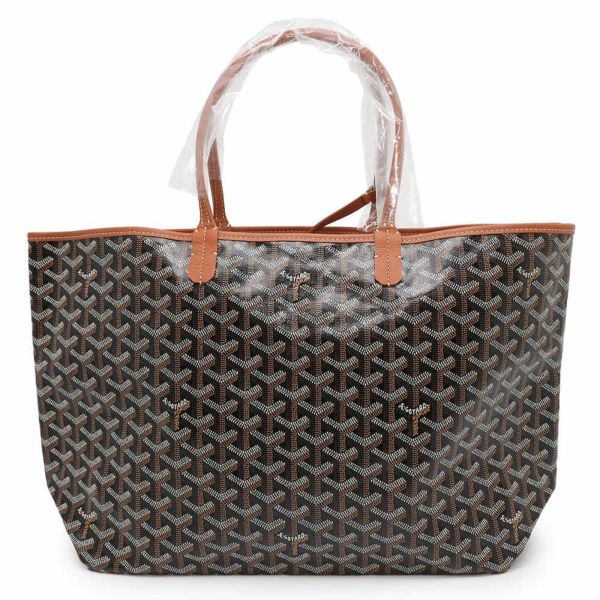 ゴヤール トートバッグ サンルイPM PVC/レザー STLOUIPMLTY01CL03P GOYARD ポーチ付き 黒