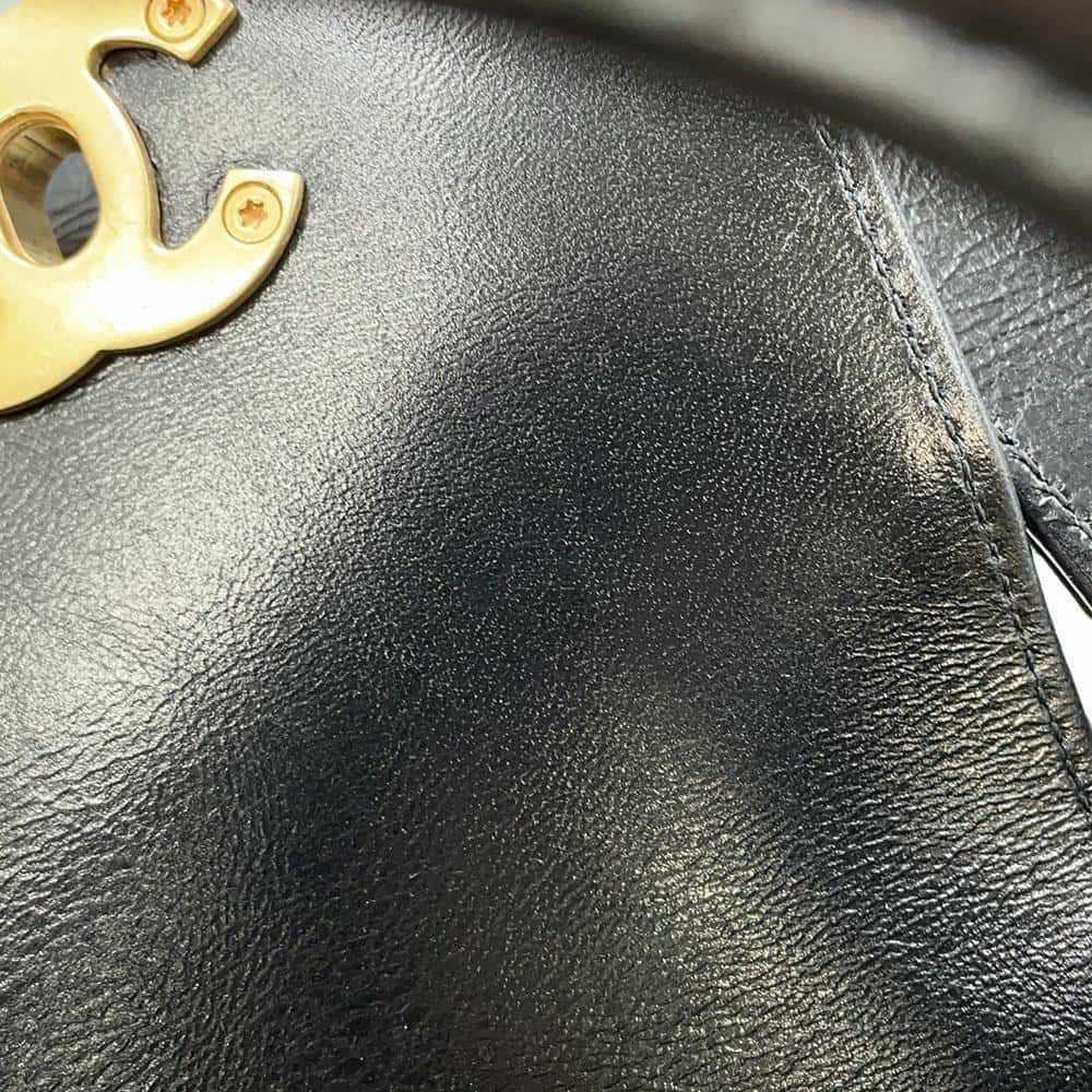 シャネル ハンドバッグ マトラッセ ココマーク ミニショッピングバッグ シャイニーカーフレザー AS4416 2wayチェーンショルダー 黒