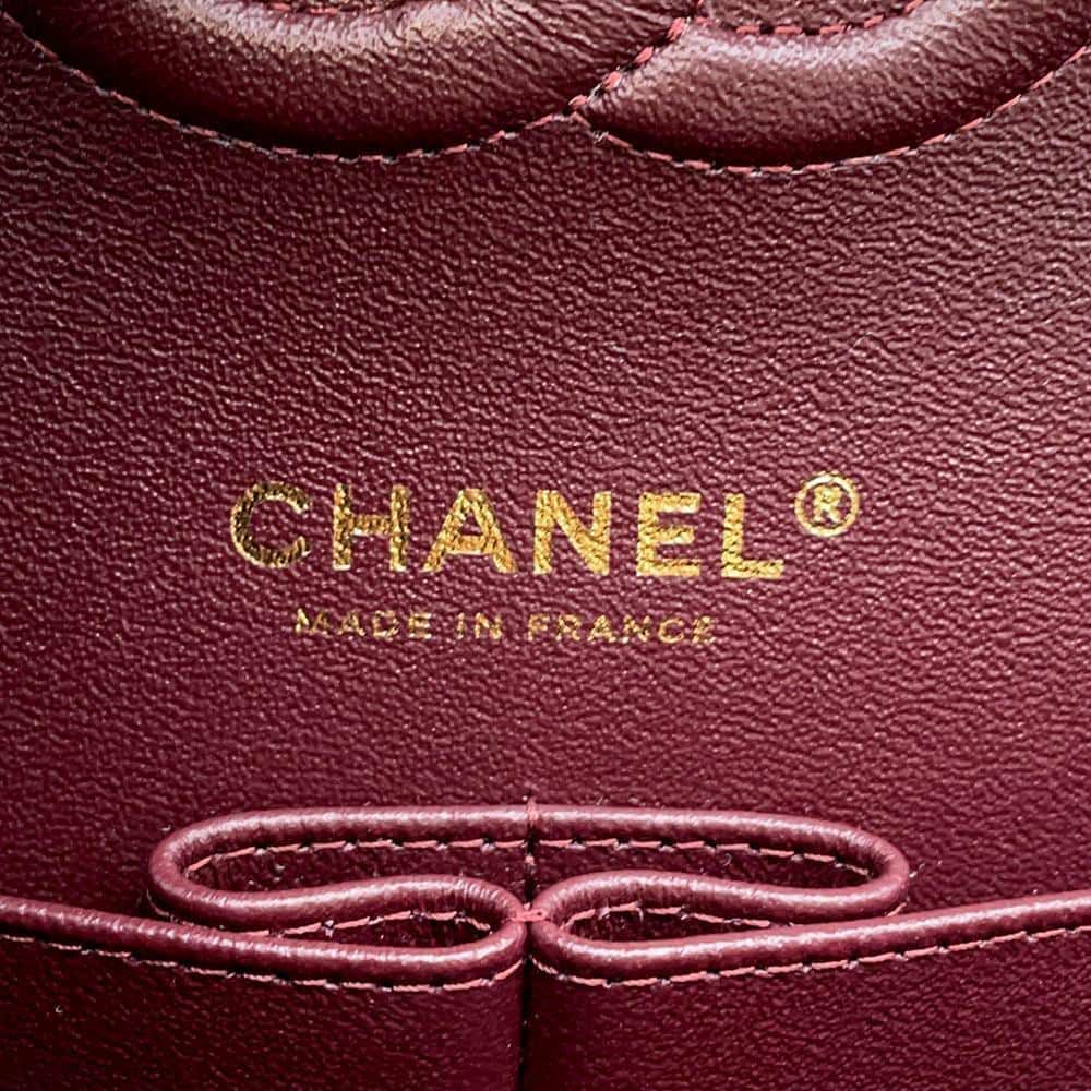 シャネル チェーンショルダーバッグ マトラッセ25 ココマーク キャビアスキン ダブルチェーン A01112 CHANEL 黒