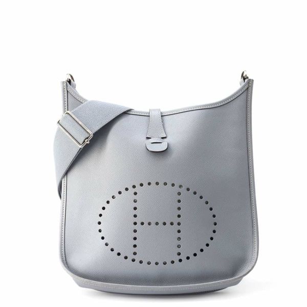 エルメス ショルダーバッグ エブリン3 PM ブルーラン/シルバー金具 エプソン □P刻印 ブルーリン