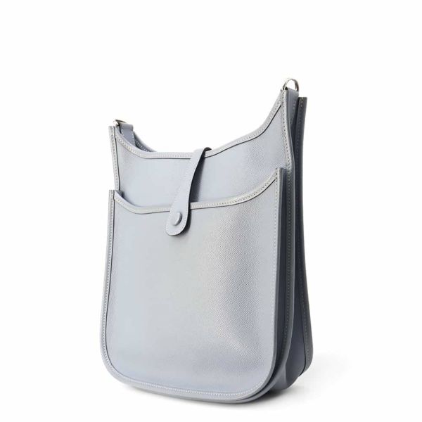 エルメス ショルダーバッグ エブリン3 PM ブルーラン/シルバー金具 エプソン □P刻印 ブルーリン