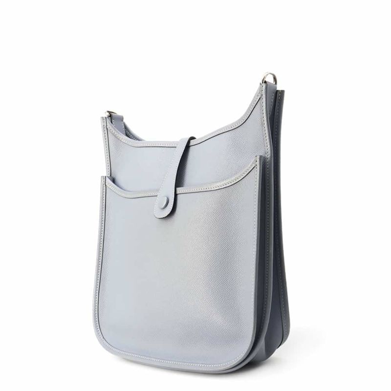 エルメス ショルダーバッグ エブリン3 PM ブルーラン/シルバー金具 エプソン □P刻印 ブルーリン