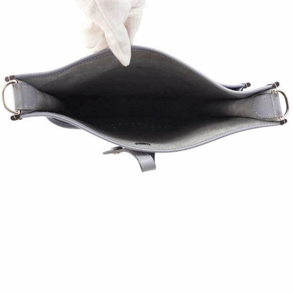 エルメス ショルダーバッグ エブリン3 PM ブルーラン/シルバー金具 エプソン □P刻印 ブルーリン