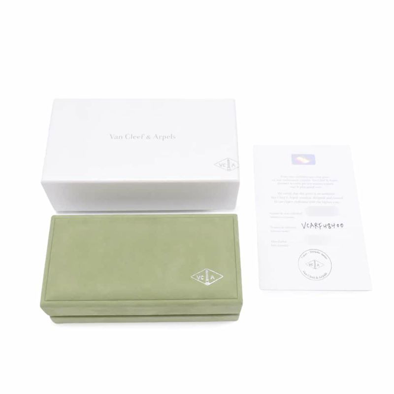 ヴァンクリーフ＆アーペル ブレスレット ヴィンテージ アルハンブラ 5モチーフ マザーオブパール K18WGホワイトゴールド VCARF48400