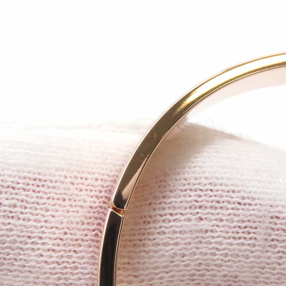 エルメス ブレスレット ケリー ブレスレット PM ダイヤモンド 61P 0.36ct K18PGピンクゴールド サイズSH HERMES バングル ジュエリー