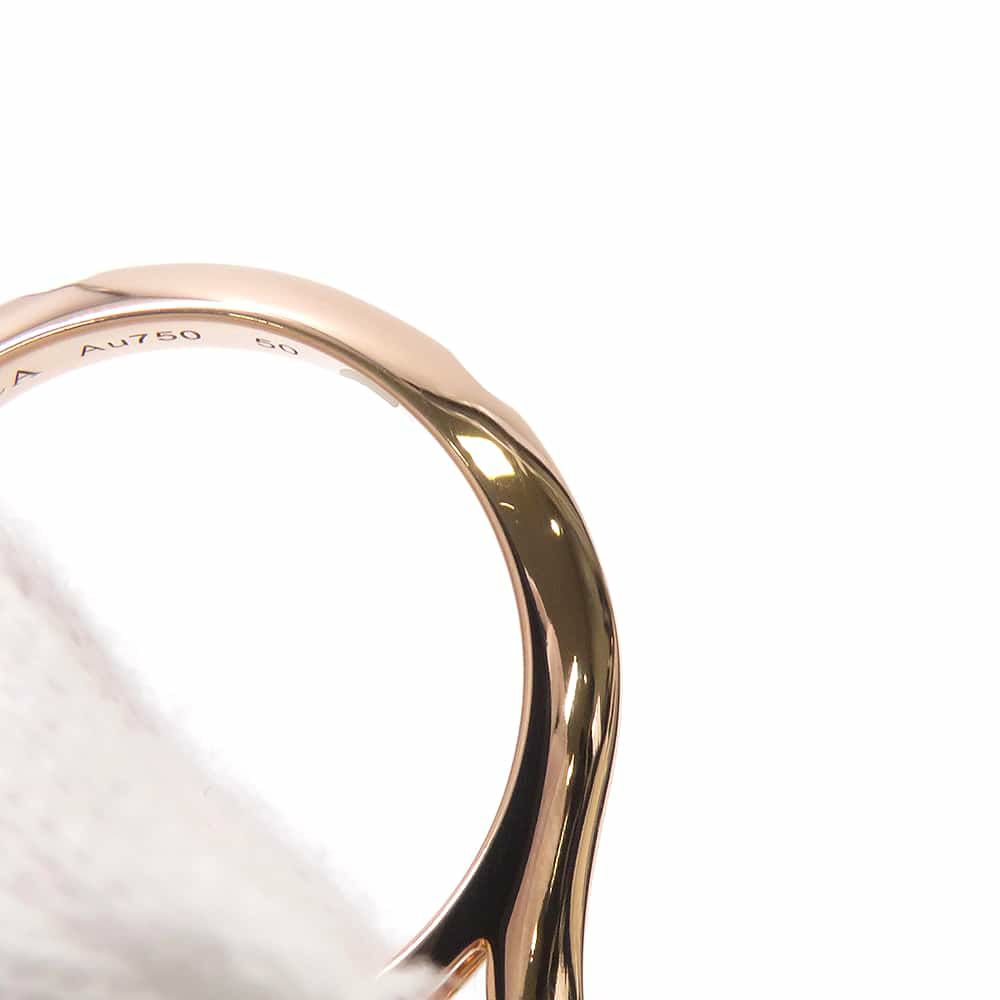 ヴァンクリーフ&アーペル リング ドゥ パピヨン アントレ レ ドア リング ダイヤ 36P 0.99ct マザーオブパール K18PG サイズ50 指輪