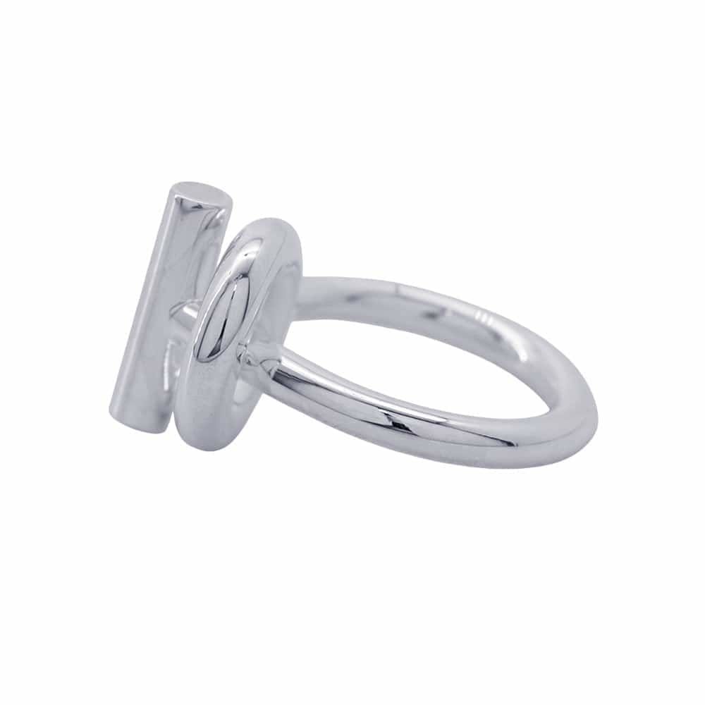 エルメス リング エシャペ SV925シルバー リングサイズ55 HERMES ジュエリー 指輪 Echapee