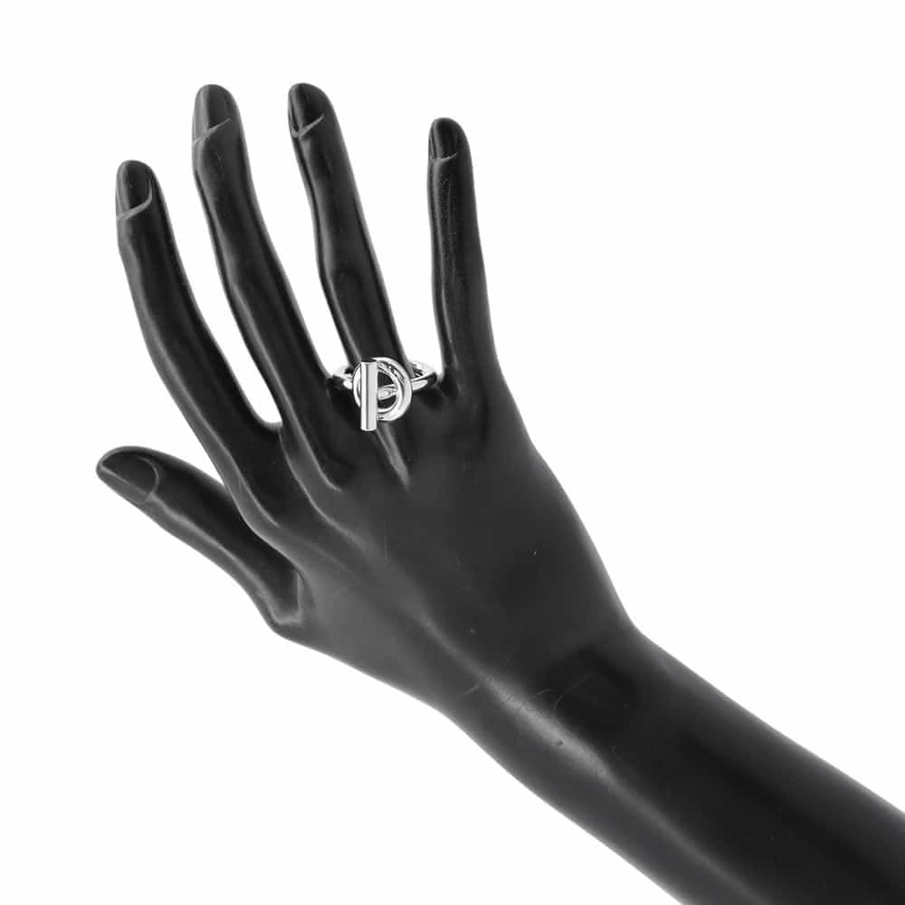 エルメス リング エシャペ SV925シルバー リングサイズ55 HERMES ジュエリー 指輪 Echapee