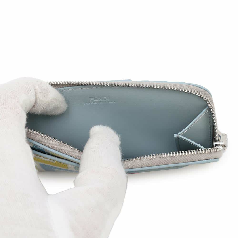 フェンディ カードケース レザー 8M0489 FENDI パスケース 財布