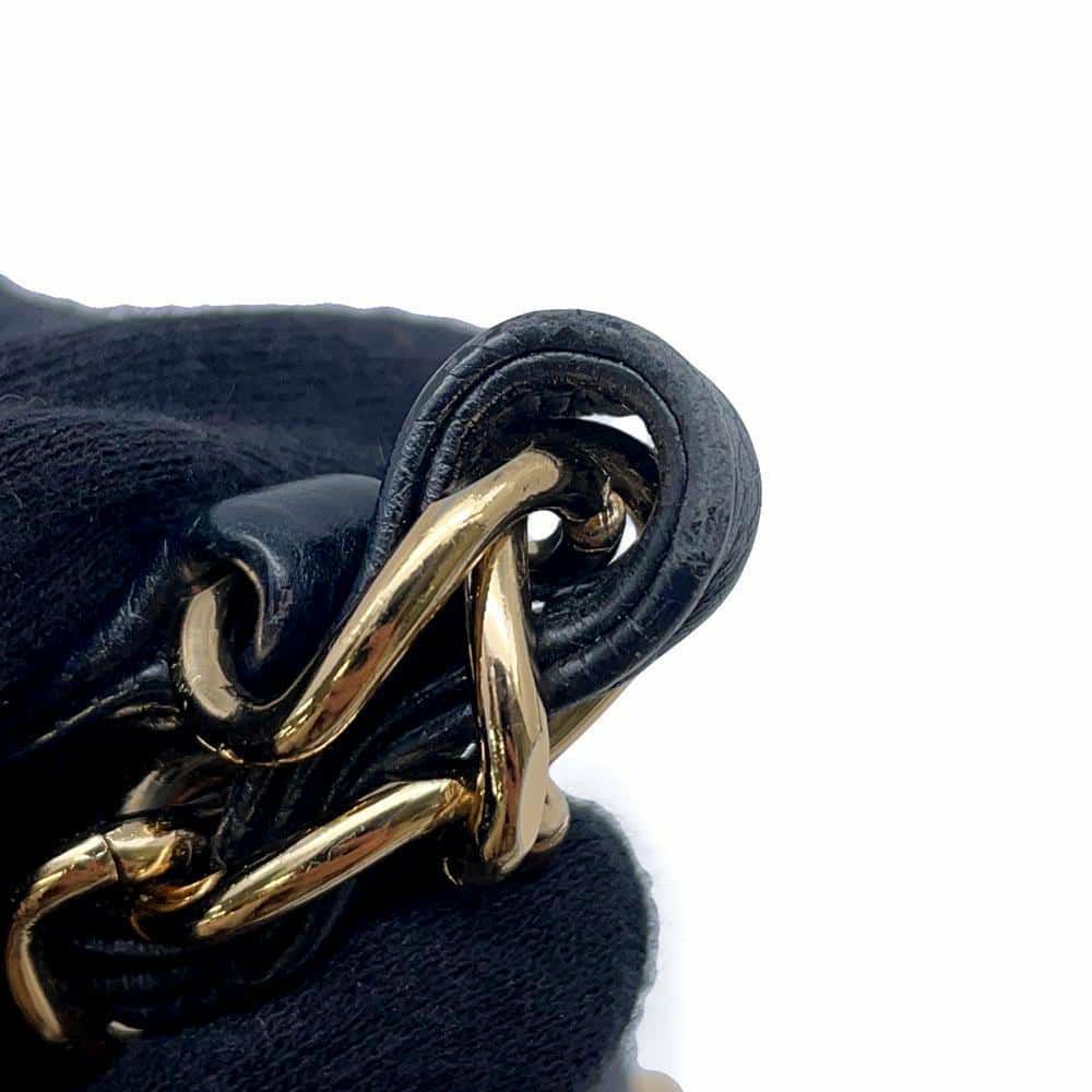 シャネル ショルダーバッグ ココマーク マトラッセ キャビアスキン A22476 CHANEL ワンショルダー セミショルダー 黒