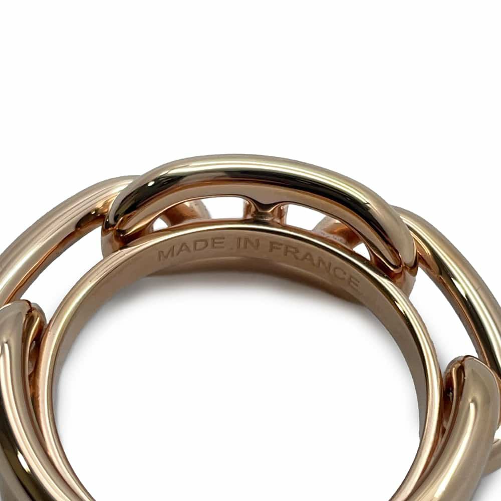 エルメス スカーフリング 90 レガート シェーヌダンクル カレ用 メタル HERMES アクセサリー