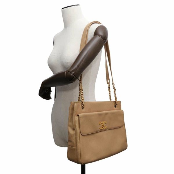 シャネル チェーントートバッグ ココマーク キャビアスキン A04565 CHANEL バッグ ショルダー