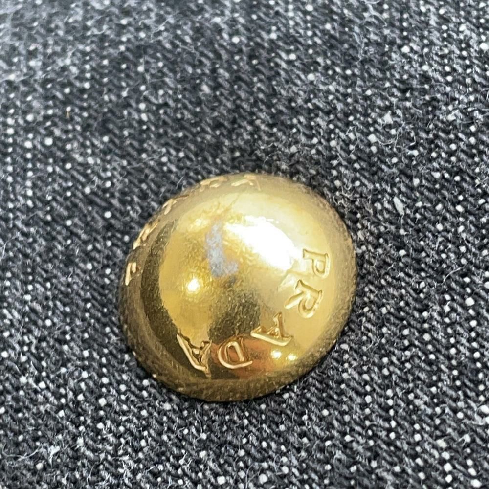 プラダ トートバッグ カナパ CANAPA ミディアム デニム 1BG642 PRADA BAG ハンド ショルダーバッグ