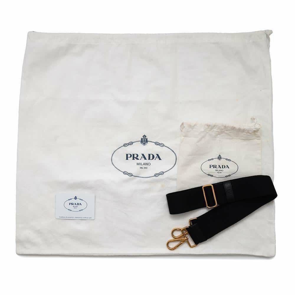 プラダ トートバッグ カナパ CANAPA ミディアム デニム 1BG642 PRADA BAG ハンド ショルダーバッグ