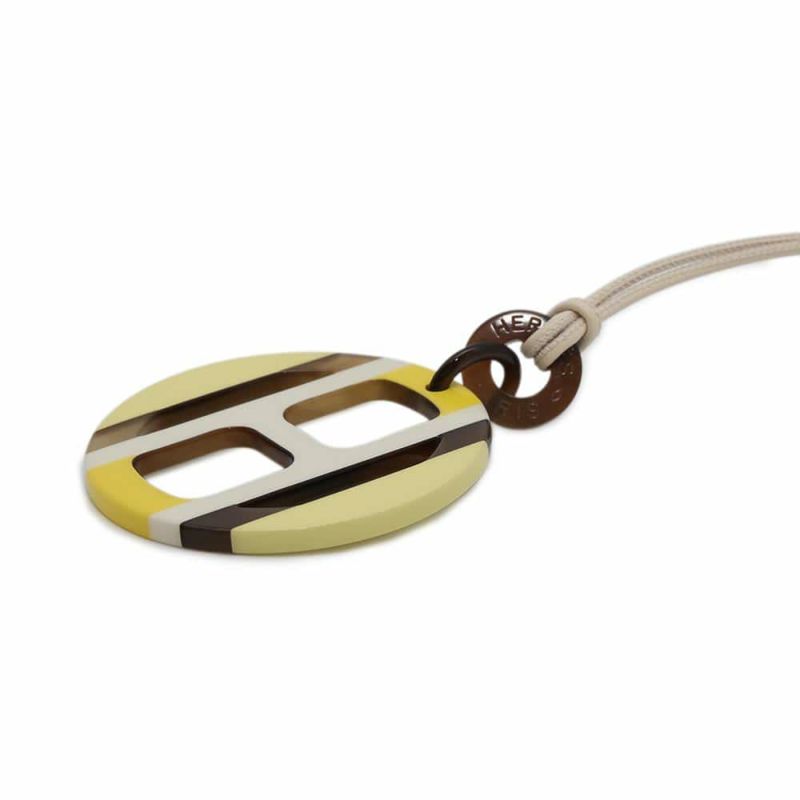 エルメス ネックレス Hエキップ Equipe バッファローホーン HERMES アクセサリー