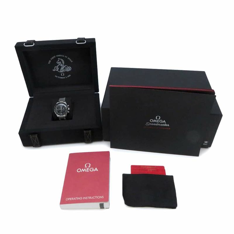 オメガ スピードマスター ファースト オメガ イン スペース 310.30.40.50.06.001 OMEGA 腕時計 黒文字盤