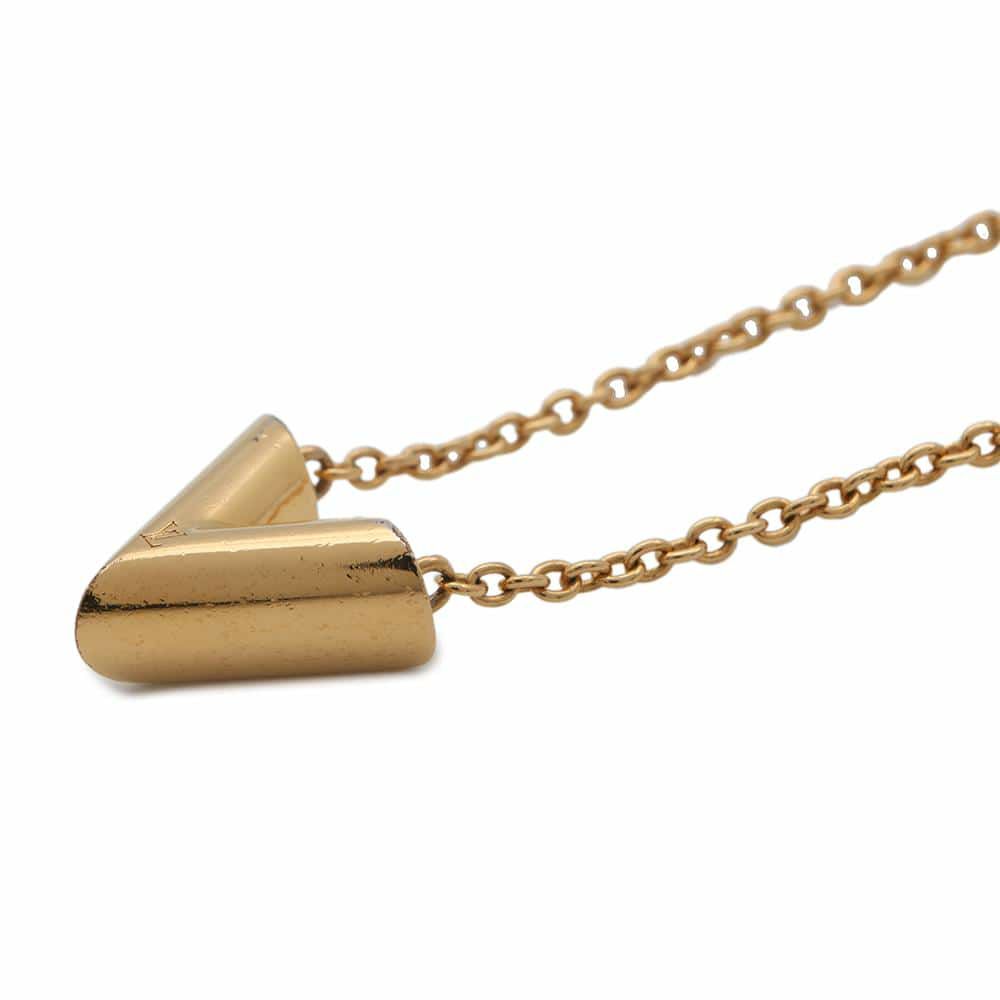 ルイヴィトン ネックレス エセンシャルV M61083 LOUIS VUITTON アクセサリー LVロゴ