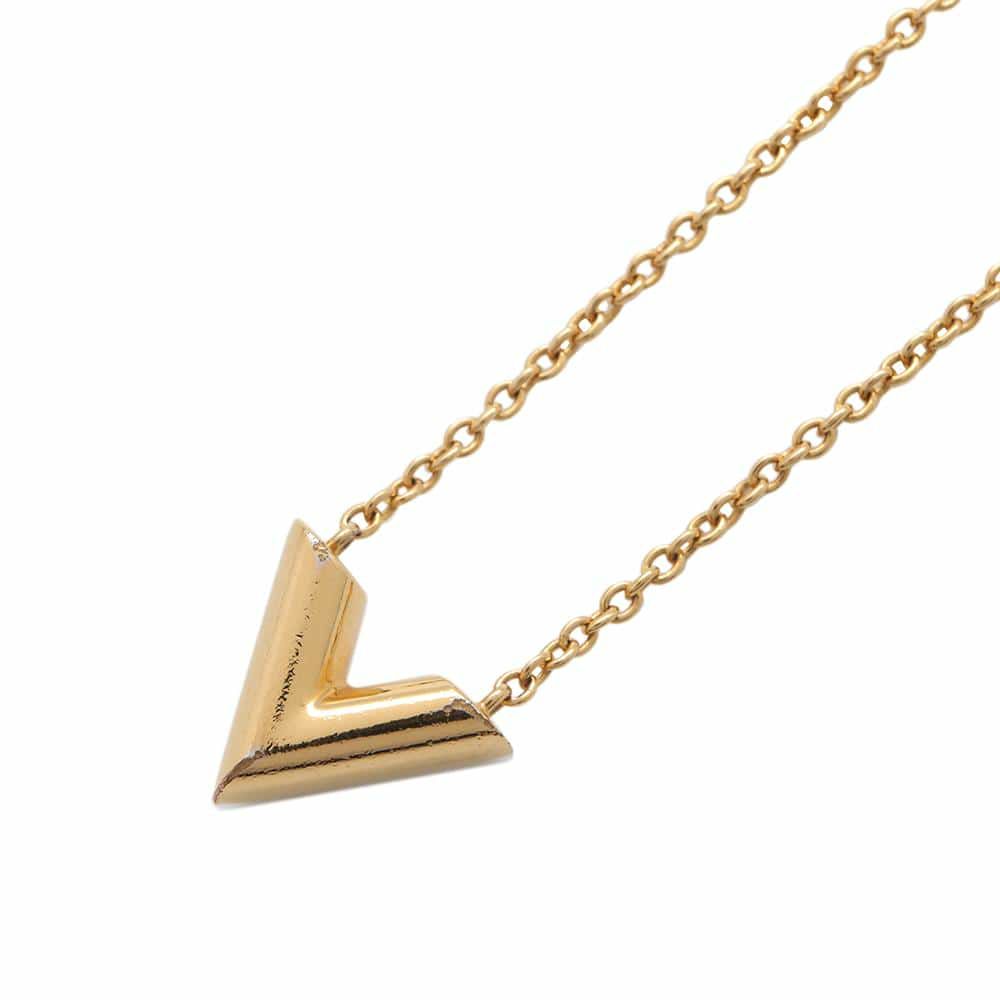 ルイヴィトン ネックレス エセンシャルV M61083 LOUIS VUITTON アクセサリー LVロゴ