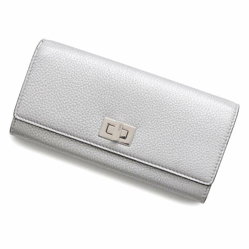 フェンディ 長財布 ピーカブー ターンロック カーフレザー 8M0427 FENDI