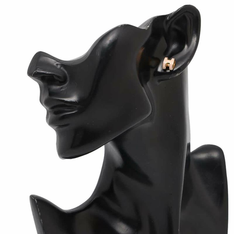 エルメス ピアス ミニ・ポップアッシュ ローズドラジェ/ゴールド金具 HERMES アクセサリー