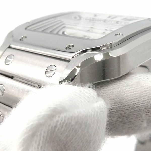 カルティエ サントス ドゥ カルティエ MM WSSA0029 Cartier 腕時計 シルバー文字盤